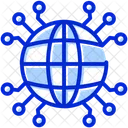 Globales Netzwerk  Symbol