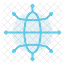 Globales Netzwerk  Symbol