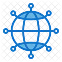 Globales Netzwerk  Symbol