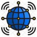 Globales Netzwerk  Symbol