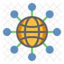 Globales Netzwerk  Symbol