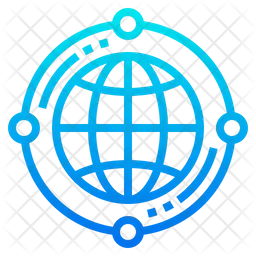 Globales Netzwerk  Symbol