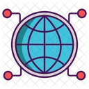 Globales Netzwerk Symbol