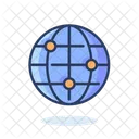 Globales Netzwerk  Symbol