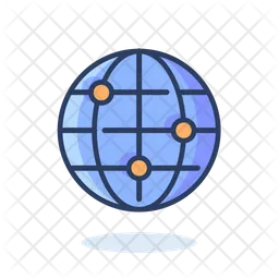 Globales Netzwerk  Symbol