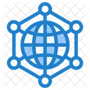 Globales Netzwerk  Symbol