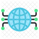 Globales Netzwerk  Symbol