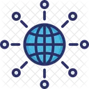 Globales Netzwerk  Symbol