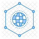 Globales Netzwerk  Symbol