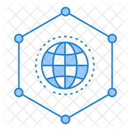 Globales Netzwerk  Symbol