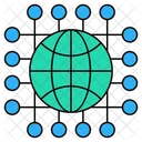 Globales Netzwerk  Symbol