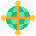 Globales Netzwerk  Symbol