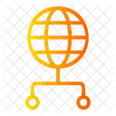 Globales Netzwerk  Symbol