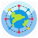 Globales Netzwerk  Icon