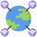 Erde Planet Internet Icon