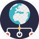 Globales Netzwerk  Icon