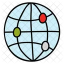 Globales Netzwerk  Symbol
