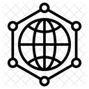 Globales Netzwerk  Symbol