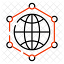 Globales Netzwerk  Symbol