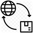 Import Versand Und Lieferung Erdungsnetz Symbol