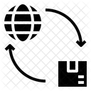 Import Versand Und Lieferung Erdungsnetz Symbol