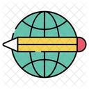 Globales Schreiben  Symbol