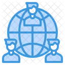 Globales Team  Symbol