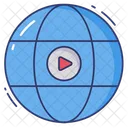 Globales Video  Symbol