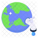 Globales Wasser  Symbol