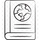 Globales Wissen Globales Lernen Geographiebuch Icon