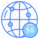 Globalizacao 5 G Rede Ícone