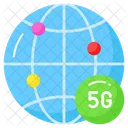 Globalizacao 5 G Rede Ícone