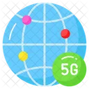 Globalization 5 G Network Icon