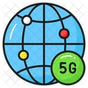 Globalization 5 G Network Icon
