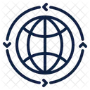 Globalisation Online World Icon
