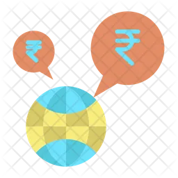Globally Financial Rupee  Icon