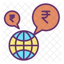 Globally Financial Rupee  Icon