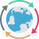 Globally Relation  Icon