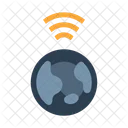 Globe Communication Digital Icon