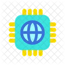 Globe Internet Machine Icon