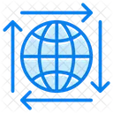 Globe Arrow Icon