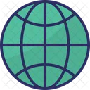 Globe Map Ground Plan Icon