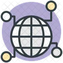 Globe Network Cyberspace Icon