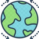 Globe Spherical Model Icon