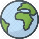 지구 지구 글로벌 아이콘