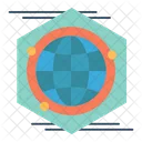 Globe Polygon Space Icon