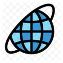 Globe Orbit Planet Icon