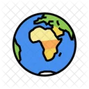 Globe Egypt Africa Icône