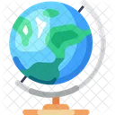 Globe Geography Map Icon