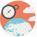 Trends Globe Compass Icon
